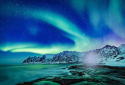 Fototapeta Polárna žiara Aurora Borealis 1221